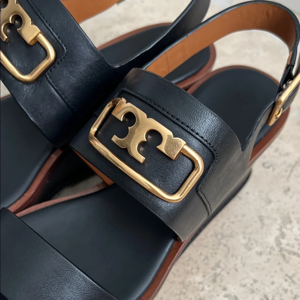 Tory Burch Selby 80mm Platform Wedge Sandals - Picture 4 of 9